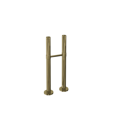 Burlington Stand Pipes Incl Horizontal Support Bar - Gold