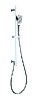 Bayou Shower Slider Rail Kit with Wall Elbow - Chrome