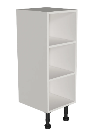 Zaneti 200mm Standard Depth Open Shelf Unit - White 7